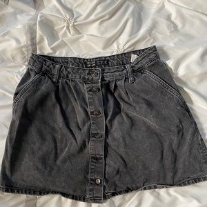 Urban Outfitters Black Denim Skirt